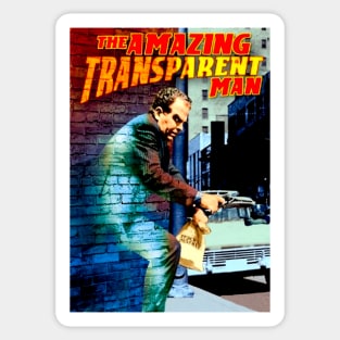 The Amazing Transparent Man (1960) Poster 1 Sticker